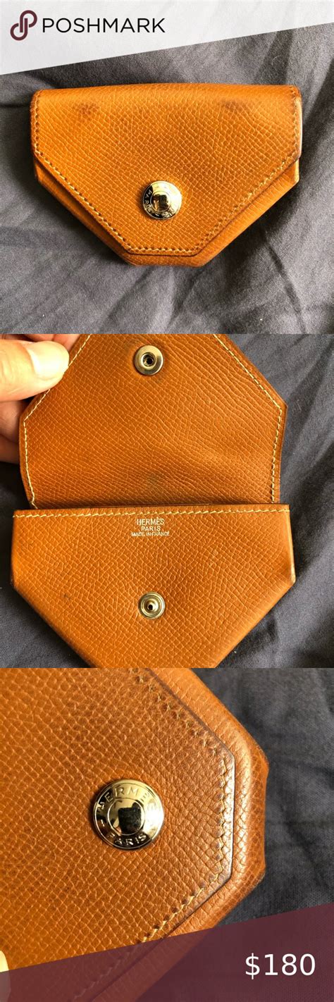 vintage hermes coin purse|Hermes wallet price list.